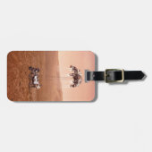 Die Ausdauer lief sicher auf den Mars. Gepäckanhänger (Vorderseite horizontal)