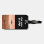 Die Ausdauer lief sicher auf den Mars. Gepäckanhänger (Rückseite horizontal)