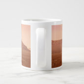 Die Ausdauer lief sicher auf den Mars. Jumbo-Tasse (Rückseite)