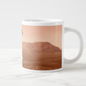 Die Ausdauer lief sicher auf den Mars. Jumbo-Tasse (Rechts)