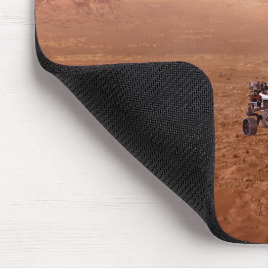 Die Ausdauer lief sicher auf den Mars. Mousepad (Ecke)