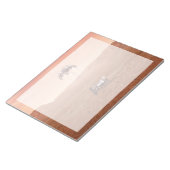 Die Ausdauer lief sicher auf den Mars. Notizblock (angewinkelt)