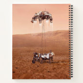 Die Ausdauer lief sicher auf den Mars. Notizblock (Rückseite)