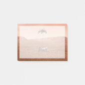 Die Ausdauer lief sicher auf den Mars. Post-it Klebezettel (Vorderseite)
