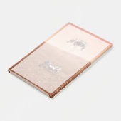 Die Ausdauer lief sicher auf den Mars. Post-it Klebezettel (angewinkelt)