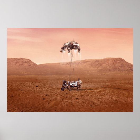 Die Ausdauer lief sicher auf den Mars. Poster (Vorne)