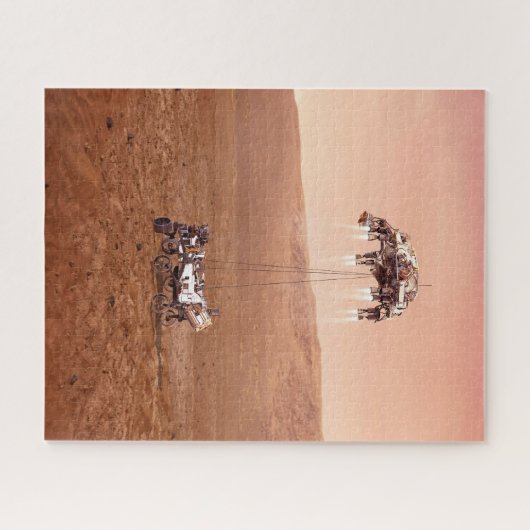 Die Ausdauer lief sicher auf den Mars. Puzzle (Horizontal)
