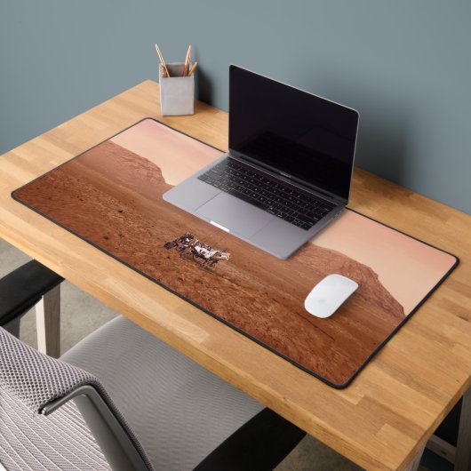 Die Ausdauer lief sicher auf den Mars. Schreibtischunterlage (Büro 2)