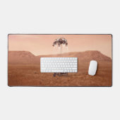 Die Ausdauer lief sicher auf den Mars. Schreibtischunterlage (Tastatur & Maus)