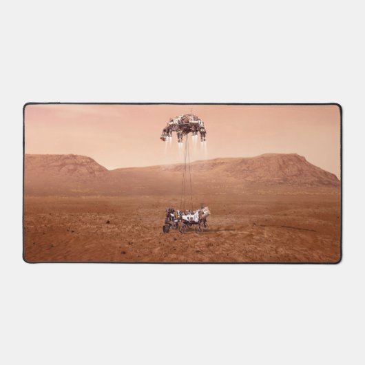 Die Ausdauer lief sicher auf den Mars. Schreibtischunterlage (Vorderseite)