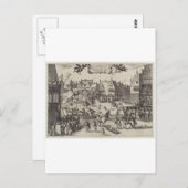 Die Ausführung von Typ Fawkes Postkarte (Vorne/Hinten)