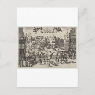 Die Ausführung von Typ Fawkes Postkarte