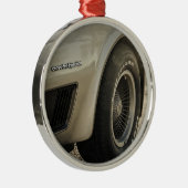 Die Ausgaben-Rad 1982 Chevrolet Corvette Silbernes Ornament (Rechts)