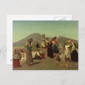 Die Ausgrabungen in Pompeji, 1865 Postkarte (Vorne/Hinten)