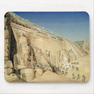 Die Aushöhlung des großen Tempels von Ramesses I Mousepad