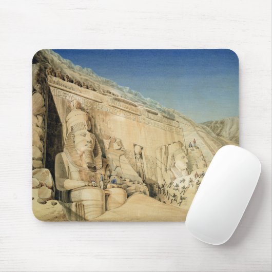 Die Aushöhlung des großen Tempels von Ramesses II, Mousepad (Mit Mouse)