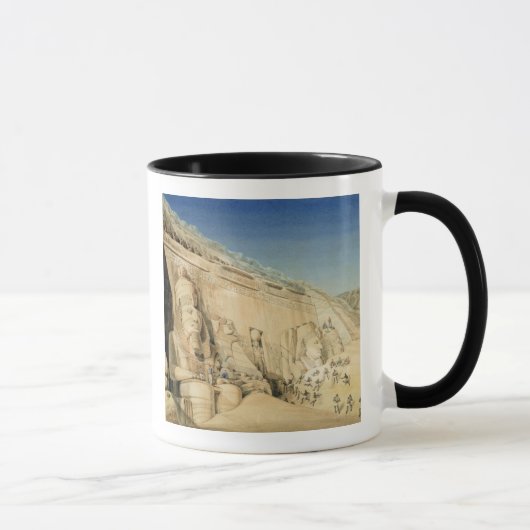 Die Aushöhlung des großen Tempels von Ramesses II, Tasse (Rechts)