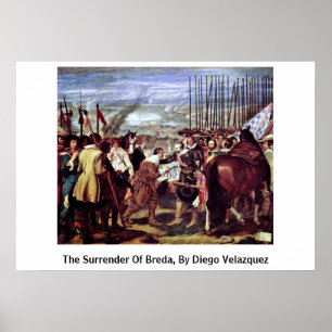 Die Auslieferung von Breda, durch Diego Velazquez Poster