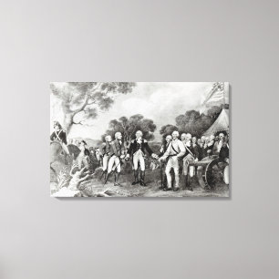 Die Auslieferung von General Burgoyne Saratoga Leinwanddruck