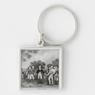Die Auslieferung von General Burgoyne Saratoga Schlüsselanhänger
