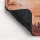 Die Ausschiffung der Krieger in einem Hafen Mousepad (Ecke)
