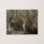 Die Ausschiffung von Kleopatra am Tarsus (Öl an Puzzle (Horizontal)