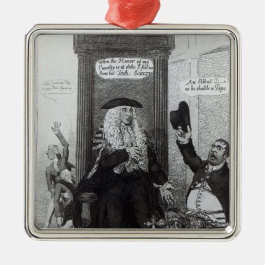 Die ausschlaggebende Stimme oder der unabhängige Silbernes Ornament (Vorne)