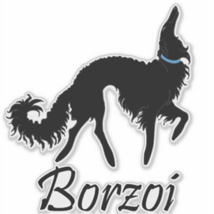 Die Ausschneiden des Ballet Borzoi Aufkleber