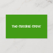 Die Ausschnitt-Crew-Geschäfts-Karten-Probe Visitenkarte (Rückseite)