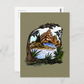 Die Außenanlagen Postkarte (Vorne/Hinten)