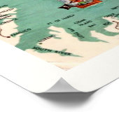 Die Außenbänke-Karte drucken Poster (Ecke)