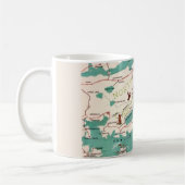 Die Außenbanken Illustrierte Tasse der Karte (Links)