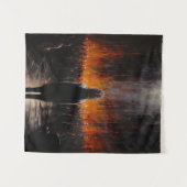 Die Außenwelt: Dramatisch Abstrakte Kunst Wandteppich (Vorderseite (Horizontal))