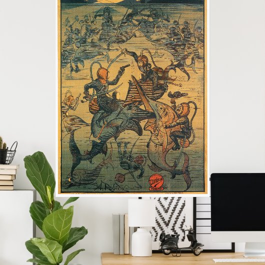 Die außergewöhnlichen Abenteuer von Saturnino Fara Poster (Heimbüro)