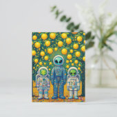 Die Außerirdischen in einem Lemon Grove Postkarte (Stehend Vorderseite)