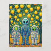 Die Außerirdischen in einem Lemon Grove Postkarte (Vorderseite)