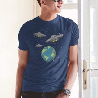 Die Außerirdischen kommen in die Ufosphäre T-Shirt