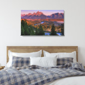 Die Aussicht am Morgen Leinwanddruck (Insitu (Schlafzimmer))