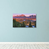 Die Aussicht am Morgen Leinwanddruck (Insitu (Holzboden))