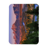 Die Aussicht am Morgen Magnet (Vertikal)
