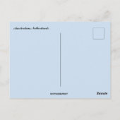 Die Aussicht auf Amsterdam Niederlande Postkarte (Rückseite)