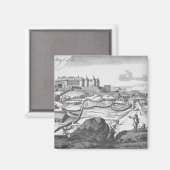 Die Aussicht auf das Schloss Sterling Magnet (Vorderseite/Rückseite)