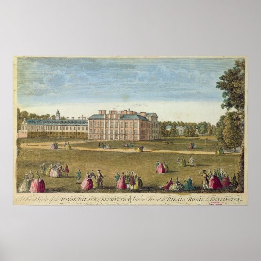 Die Aussicht auf den Königlichen Palast von Kensin Poster (Vorne)