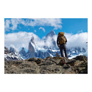 Die Aussicht auf den Mount Fitzroy vom Aussichtspu Fotodruck