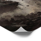 Die Aussicht auf den Ruin Poster (Ecke)