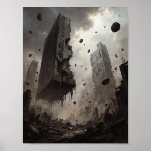 Die Aussicht auf den Ruin Poster