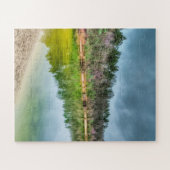 Die Aussicht auf den See im Herbst frei Puzzle (Horizontal)