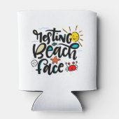 Die Aussicht auf den Strand Dosenkühler (Rückseite)