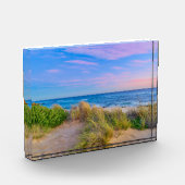 Die Aussicht auf den Strand Fotoblock (Links)