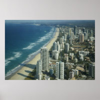 Die Aussicht auf den Strand